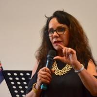Linda answering questions from the audience Sunday Seminar with Linda Burney - Feb 2017 Australia 