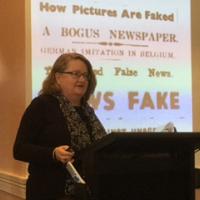 Dr Margaret Van Heekeren at the May 2017 Sunday Seminar on 'Fake News' - Dr Margaret Van Heekeren 