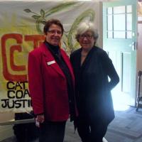 Carmen welcomed by Anne - Sunday Seminar, Aug 2016 Carmen being welcomed by Anne Lane Australia 